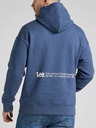 Lee Blauer Lee-Kapuzenpullover für Männer