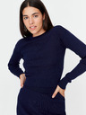 Trendyol Dunkelblaues Pullover-Rock und Langarm-Top-Set Trendyol