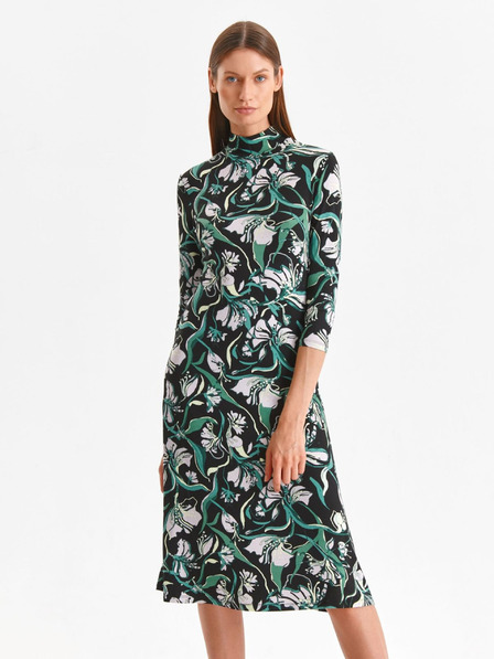 TOP SECRET Grünes geblümtes Kleid TOP SECRET