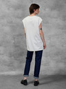 Diesel Diesel Weißes Damen-Cropped-Shirt