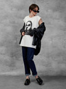 Diesel Diesel Weißes Damen-Cropped-Shirt