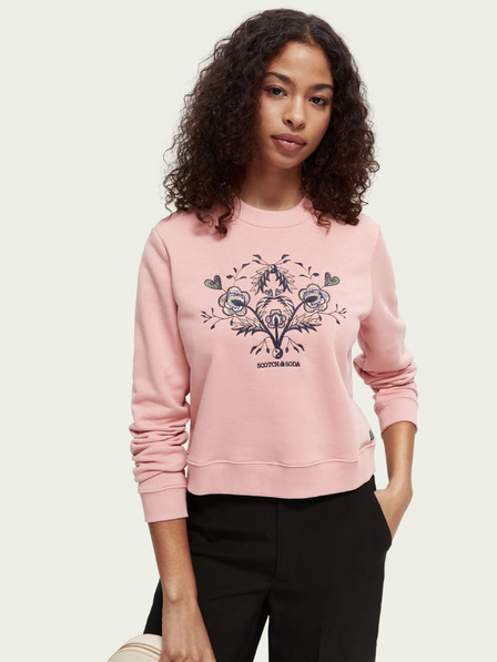 Scotch & Soda Rosa Damen-Sweatshirt Scotch & Soda