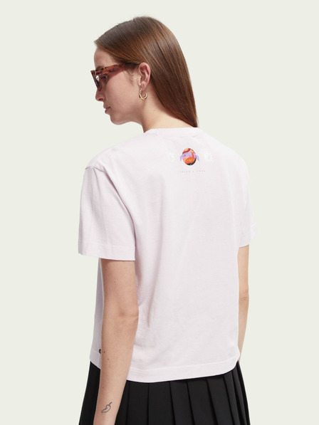 Scotch & Soda Hellrosa Damen-T-Shirt Scotch & Soda