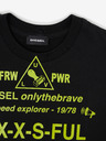 Diesel Schwarzes Jungen-T-Shirt Diesel