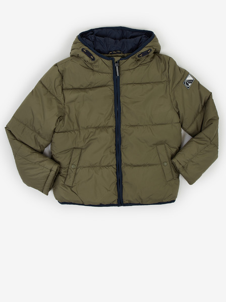 Tom Tailor Khakifarbene Steppjacke mit Kapuze für Jungen Tom Tailor