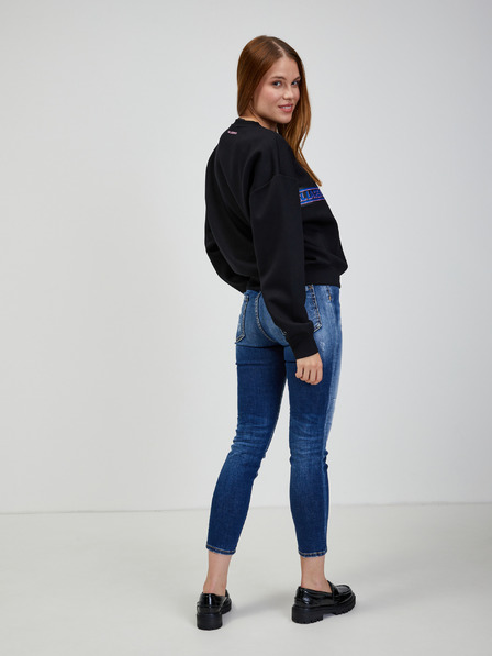 Karl Lagerfeld Schwarzes Damen-Sweatshirt KARL LAGERFELD