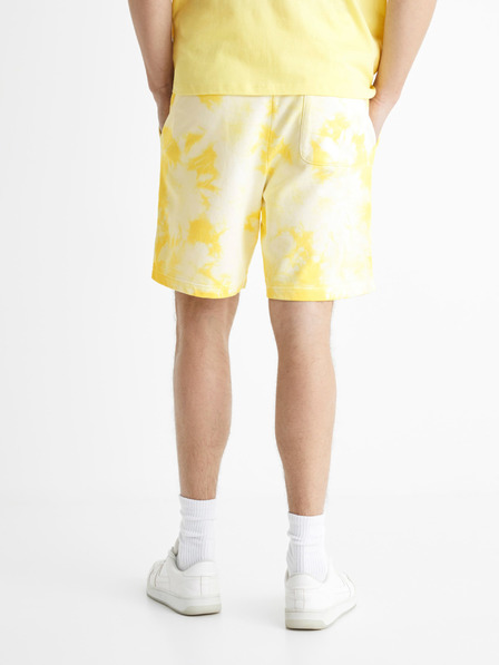 Celio Gelbe Batikshorts Celio Botache