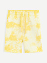 Celio Gelbe Batikshorts Celio Botache