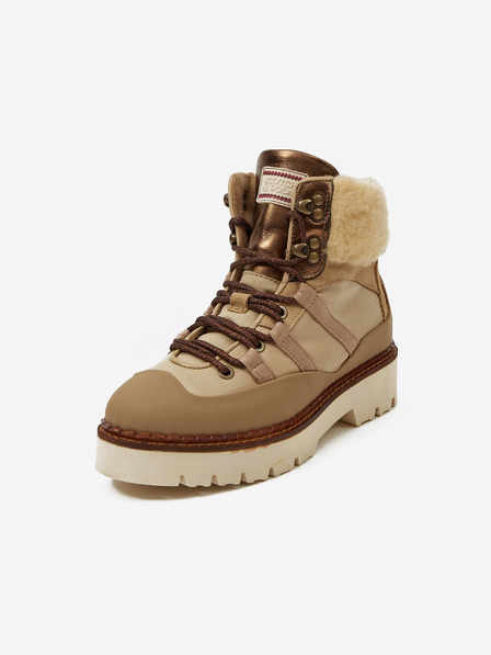 Scotch & Soda Hellbraune Damen-Winterstiefel Scotch & Soda Olivine