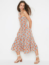 Trendyol Braunes gemustertes Damen Midikleid Trendyol