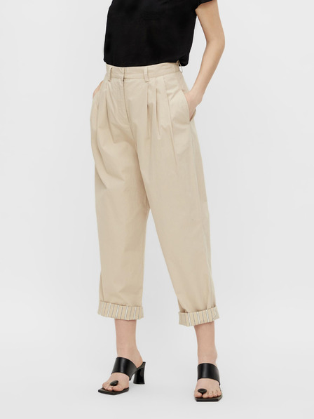 .OBJECT Cremefarbene Cropped Pants .OBJECT Nancy