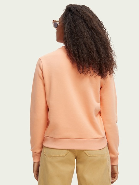 Scotch & Soda Orangefarbenes Damen-Sweatshirt Scotch & Soda