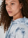 Noisy May Blau und weiß gemustertes Sweatshirt-Kleid Noisy May Ilma