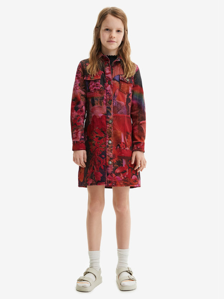Desigual Rotes Mädchen Shirtkleid Desigual Alonso