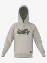 Vans Hellgrauer Herren-Kapuzenpullover VANS Back Bay gestromt