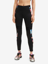 Desigual Schwarze Desigual Lotus Leggings für Damen