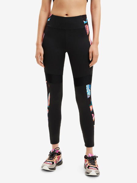 Desigual Schwarze Desigual Lotus Leggings für Damen