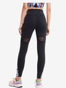Desigual Schwarze Desigual Lotus Leggings für Damen