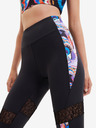 Desigual Schwarze Desigual Lotus Leggings für Damen