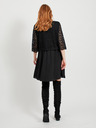 Vila Schwarzes Kleid mit Spitze VILA Lovia