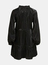 Vila Schwarzes lockeres, glänzendes Kleid VILA-Leina
