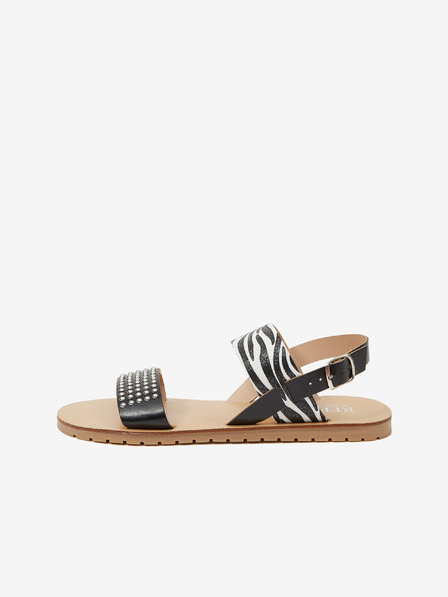 Replay Schwarze gemusterte Sandalen für Mädchen Replay