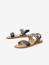 Replay Schwarze gemusterte Sandalen für Mädchen Replay