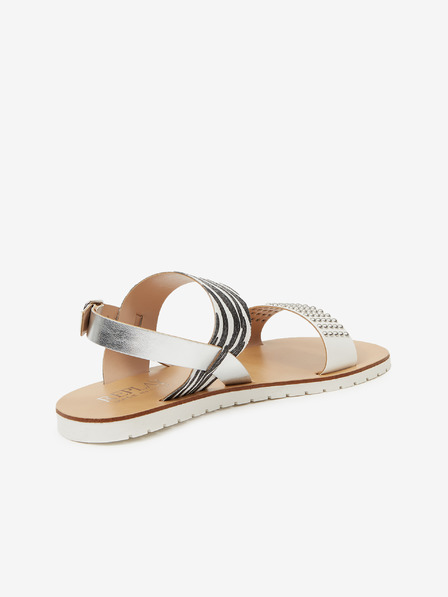 Replay Weiße gemusterte Sandalen für Mädchen Replay