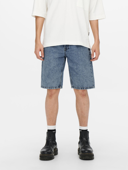 ONLY & SONS Blaue Denim-Shorts ONLY & SONS Avi