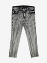 Diesel Schwarze und graue gemusterte Slim Fit Jeans für Mädchen von Diesel