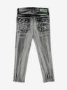 Diesel Schwarze und graue gemusterte Slim Fit Jeans für Mädchen von Diesel