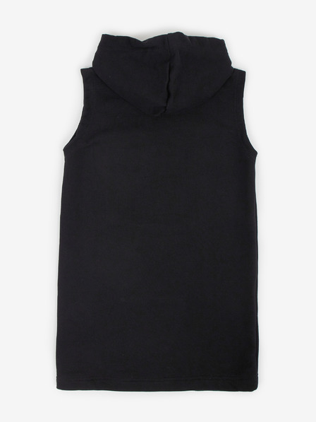 Diesel Schwarzes Mädchen-Kapuzenkleid Diesel