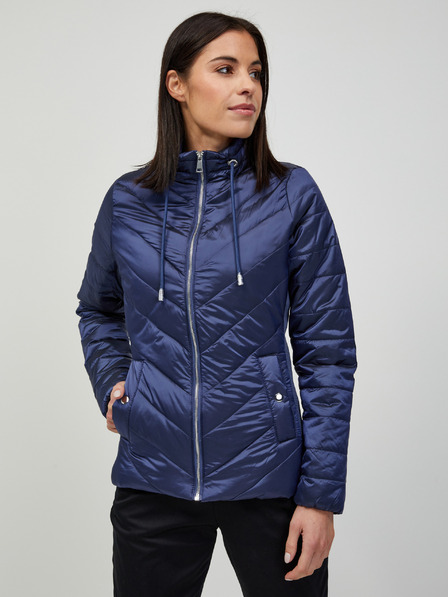 Orsay Dunkelblaue Steppjacke ORSAY