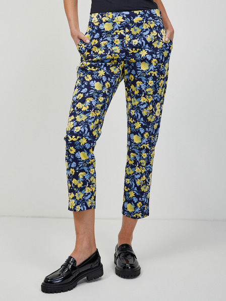 Orsay Gelb-blaue geblümte Hose ORSAY