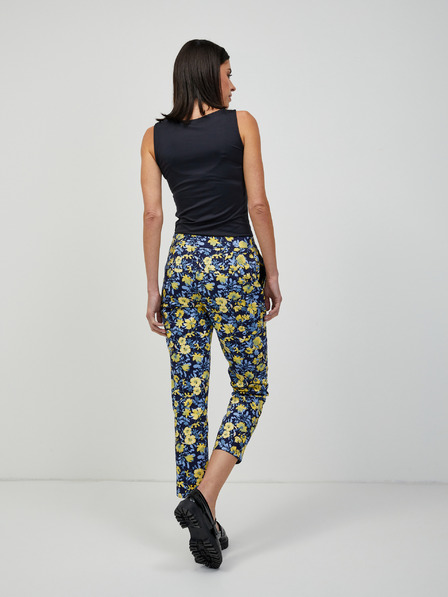 Orsay Gelb-blaue geblümte Hose ORSAY