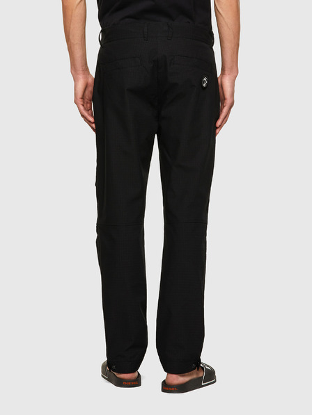 Diesel Schwarze Herren Diesel Seitentaschenhosen
