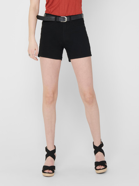 Jacqueline de Yong Schwarze Denim-Shorts JDY Nikki