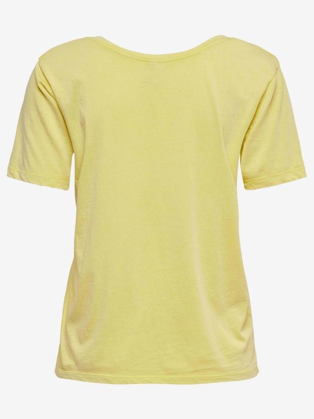 Jacqueline de Yong Gelbes Basic-Shirt JDY Farock
