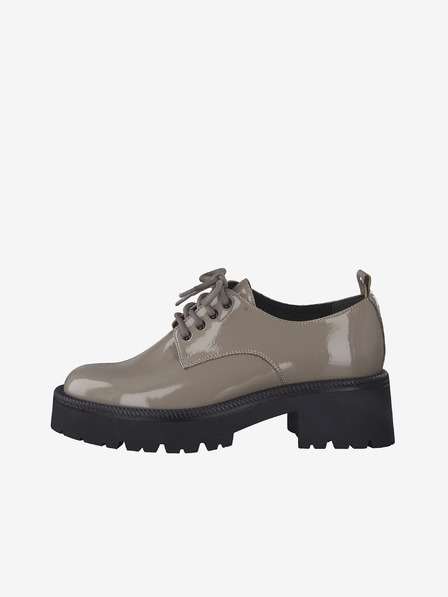 Tamaris Hellbraune glänzende Stöckelschuhe Tamaris