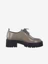 Tamaris Hellbraune glänzende Stöckelschuhe Tamaris