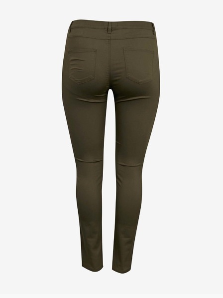 CAMAIEU Khakifarbene Slim Fit-Hose CAMAIEU