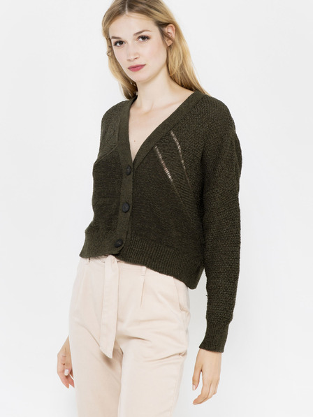CAMAIEU Grüne Strickjacke CAMAIEU