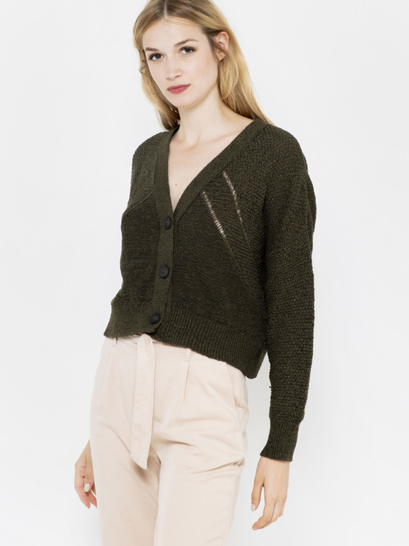 CAMAIEU Grüne Strickjacke CAMAIEU