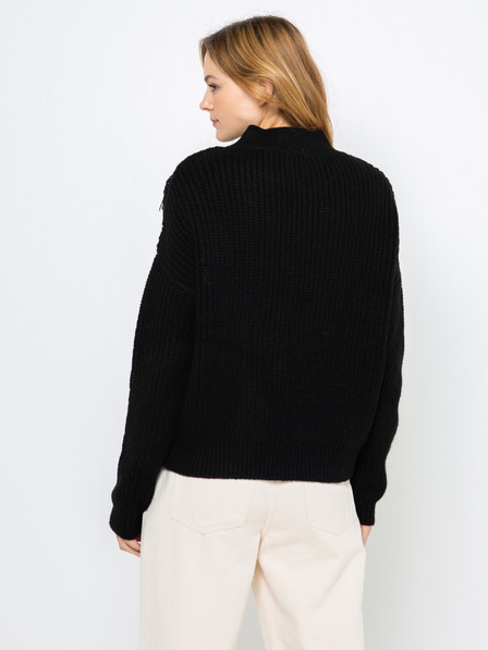 CAMAIEU Schwarze CAMAIEU-Strickjacke