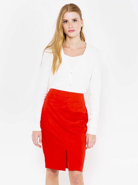 CAMAIEU Weiße Strickjacke CAMAIEU