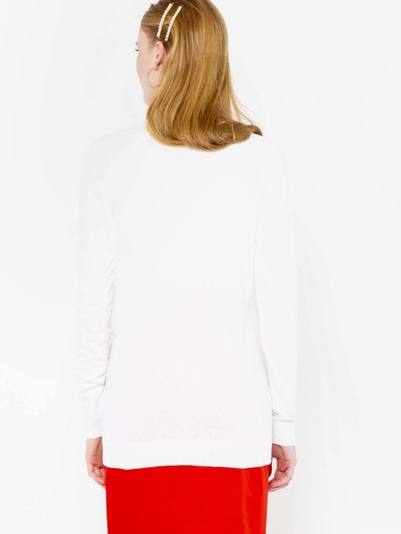 CAMAIEU Weiße Strickjacke CAMAIEU