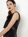 CAMAIEU Schwarzes glänzendes Kleid CAMAIEU