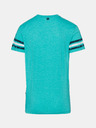 Sam 73 Türkisfarbenes bedrucktes Herren-T-Shirt SAM 73