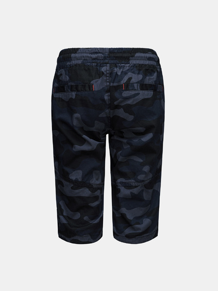 Sam 73 Dunkelblaue Camouflage-Shorts für Jungen SAM 73