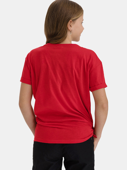 Sam 73 Rotes bedrucktes Mädchen-T-Shirt SAM 73